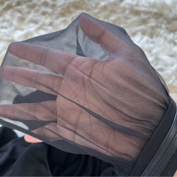 RAMY Brook Halter Neck Leather / Silk / Rayon Dress - Picture 6 of 14